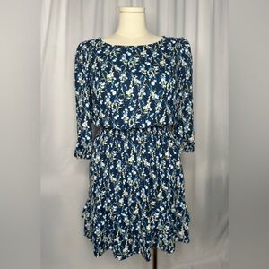 Maison Tara Floral Round Neck Women's Dress (718)